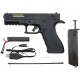 Электрический пистолет Cyma CM.131S Gen.3 Airsoft AEP Gun incl. Mosfet, LiPo Battery and USB Charger, Black