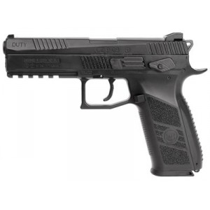 Страйкбольный пистолет KJW CZ P-09 Black GBB, черный, металл, модель P-09.GAS