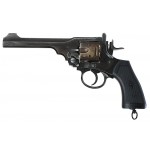 Gun Heaven (Win Gun) Webley MK VI 6mm Co2 Revolver - Weathered Version