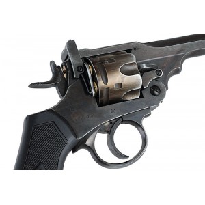 Gun Heaven (Win Gun) Webley MK VI 6mm Co2 Revolver - Weathered Version