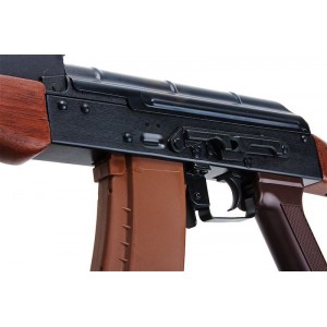 Страйкбольный автомат E&L ELAK74N AEG Essential Steel and real wood - EL-A102S