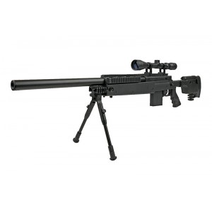 Well модель снайперской винтовки MB4406D Spring (with scope & bipod) BK