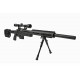 Well модель снайперской винтовки MB4410D sniper rifle replica with scope and bipod