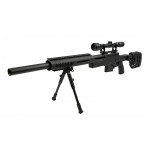 Well модель снайперской винтовки MB4410D sniper rifle replica with scope and bipod
