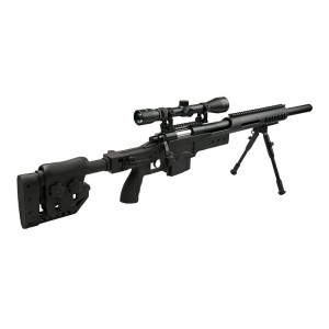 Well модель снайперской винтовки MB4410D sniper rifle replica with scope and bipod