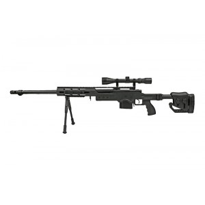 Well модель снайперской винтовки MB4411D sniper rifle replica with scope and bipod