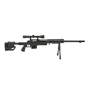 Well модель снайперской винтовки MB4411D sniper rifle replica with scope and bipod