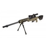 Well модель снайперской винтовки MB4411D sniper rifle replica OLIVE with scope and bipod