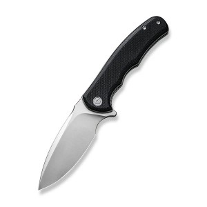Складной нож CIVIVI Mini Praxis сталь D2, рукоять с атласной отделкой G10 черная, арт. C18026C-1 [CIVIVI]