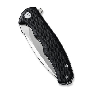 Складной нож CIVIVI Mini Praxis сталь D2, рукоять с атласной отделкой G10 черная, арт. C18026C-1 [CIVIVI]