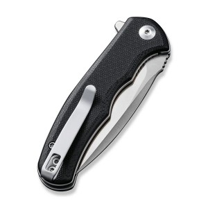 Складной нож CIVIVI Mini Praxis сталь D2, рукоять с атласной отделкой G10 черная, арт. C18026C-1 [CIVIVI]