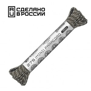 Паракорд 275 (мини) CORD nylon 10м RUS световозвращающий (khaki) [CORD]