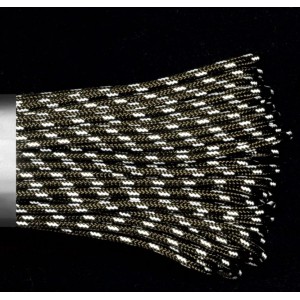 Паракорд 275 (мини) CORD nylon 10м RUS световозвращающий (khaki) [CORD]