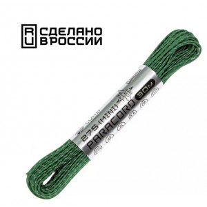 Паракорд 275 (мини) CORD nylon 30м RUS световозвращающий (ultragreen) [CORD]