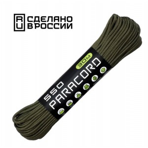 Паракорд 550 CORD nylon 30м RUS (oliva) [CORD]