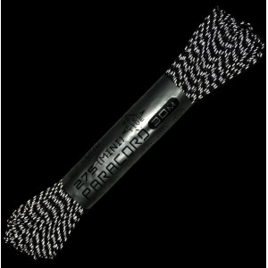 Паракорд 275 (мини) CORD nylon 30м RUS световозвращающий (black) [CORD]