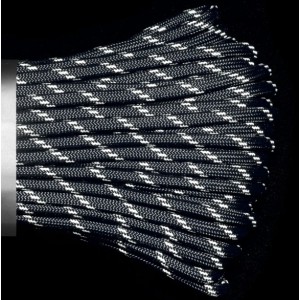 Паракорд 550 CORD nylon 10м RUS световозвращающий (dark navy) [CORD]