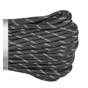 Паракорд 550 CORD nylon 10м RUS световозвращающий (graphite) [CORD]