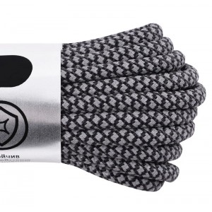Паракорд 550 CORD nylon 10м RUS световозвращающий (black) [CORD]