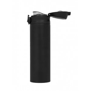 Термокружка THEROPOD TP-9102 0.48L, откидной механизм, цвет чёрный, арт. TP-9102-B
