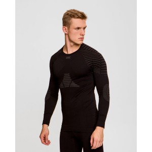 Термобелье Футболка X-BIONIC® INVENT 4.0 SHIRT ROUND NECK LG SL Black/Charcoal арт.: IN-WT06W19M-B036