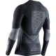 Термофутболка мужская X-BIONIC® ENERGY ACCUMULATOR 4.0 Round Neck Long Sleeve CHARCOAL/PEARL GREY арт.: EA-WT06W19M-G087