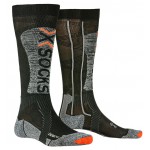 Лыжные термоноски X-SOCKS SKI ENERGIZER цвет Black / Stone Grey Melange арт: XS-SSNGW19U-B053
