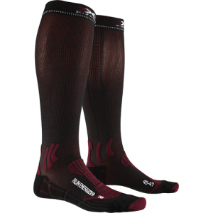 Термоноски X-SOCKS RUN ENERGIZER SOCKS цвет DARK RUBY/OPAL BLACK арт.: XS-RS09S19U-R003