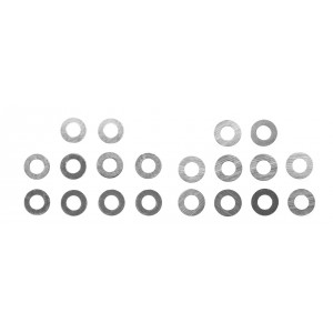 LONEX Набор проставочных шайб на шестерни, расширенный (sizes:0.10mm x10pcs & 0.2mm x10pcs)
